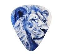 12-Piece The Silent Lion print Guitar Pick Set - Available in 3 Thicknesses, Suitable for Acoustic and Electric Guitars