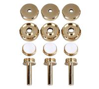 12 Piece Trumpet Accessory Set, Metal Upper and Lower Covers, Buttons, Connecting Rods, Trumpet Replacement Parts, Enhance Appearance and Performance