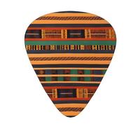 12-Piece Ukulele, Bass, Electric and Acoustic Guitar Pick Set-Must Have for Guitars Players-african weaving
