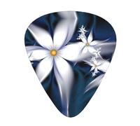 12-Piece Ukulele, Bass, Electric and Acoustic Guitar Pick Set-Must Have for Guitars Players-Artistic Daisy Floral