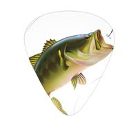 12-Piece Ukulele, Bass, Electric and Acoustic Guitar Pick Set-Must Have for Guitars Players-Bait with Fishing Line Eating Little Fish
