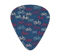 12-Piece Ukulele, Bass, Electric and Acoustic Guitar Pick Set-Must Have for Guitars Players-Bikes Bicycle Cycling