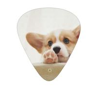 12-Piece Ukulele, Bass, Electric and Acoustic Guitar Pick Set-Must Have for Guitars Players-Cute Corgi