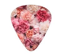 12-Piece Various flowers print Guitar Pick Set - Available in 3 Thicknesses, Suitable for Acoustic and Electric Guitars