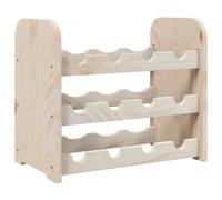 (12 piece) vidaXL Wine Rack with Top Board Wine Shelf Wine Bottle Holder Solid Wood Pine