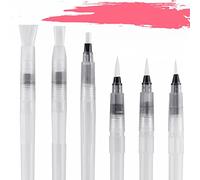 12 Piece Water Brush Pen Set, Watercolor Paint Pens for Aquarelle Water color Painting Markers Fine, Medium & Broad Tips, Self-moistening, Portable Cardmaking Scrapbooking Craft Tool
