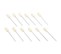 12-Piece Wool Grinding Head Set, 65mm Handle Length, 3mm Shank Diameter, for Rotary Tools, Compatible with Dremel & Similar