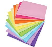 12 Pieces 18″ x 22″ Fat Quarter Bundle - Solid Cotton Quilting Fabric (Sweet Rainbow)