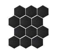 12 Pieces Acoustic Foam Wall Tiles Hexagonal Foam Panels Polyester Fiber Wall Panels Quiet Learning Space Library Adhesive Panels