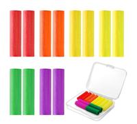 12 Pieces Aligner Chewies for Invisalign Trays, Aligner Trays Chompers, Dental Chewies for Orthodontic Treatment with Carrying Case(Mix Colors)