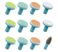 12 Pieces Baby Nail File Pads Nail Trimmer Replacement Pads Electric Baby Nail Grinding Heads for Standard Electric Kid Nail Trimmer Suits to Newborn Infant Toddler
