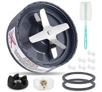 12 Pieces Blade Replacement Parts for NutriBullet Blender Extractor Cross Blade, Gear Rubber Gasket and Shock Pad Compatible with NutriBullet 600W & Pro 900W Series