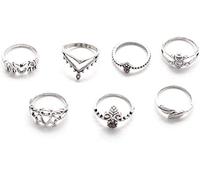 12 Pieces Boho Silver Knuckle Rings Set For Women And Midi Ring Set Vintage Alloy Retro Stackable Finger Joint Rings Foot Toe Rings Jewelry Gifts