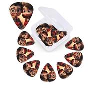 12 Pieces Couple Guitar Picks Set with Organizer Storage Box Guitar Accessories Guitar Accessories Ukulele Picks for Acoustic Guitar Bass Gift of the Day