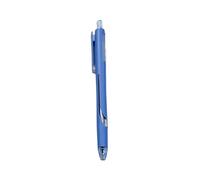 12 Pieces-Double-Bead Anti-Falling Speed Dry Press Pen to Brush the Topic Office Black Pen-Virtual Blue-0.5mm.