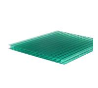 12 Pieces Double Wall Polycarbonate Panels Clear Insulation Daylighting Sheet, Insulated Clear Polycarbonate Roof Sheet for Outdoor Garden Pergola
