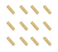 12 Pieces Electric Guitar Inner Hexagonal Screws Guitar String Bridge Saddle Height Adjustment Screws for Single Tremolo Bridge Bass Bridge - 3mm×12mm