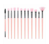 12 Pieces Eye Makeup Brushes Professional Eye Makeup Brush Set Eyeshadow Blending Brush Make up Tools for Concealer Eyeliner Eyelash Eyebrow Blending Contour