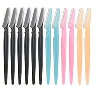 12 pieces Face Razor Dermaplaning facial Blades for Face Eyebrow Razor Facial Hair Remover Face Razors, Exfoliating Dermaplaning Tool Blades Shaver Trimmer Shaper for Women