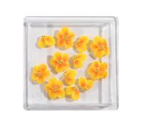 12 Pieces Fashion 3D Nails Charm Resin Rose Camellia Nails Accessories Macniure Nails Art for Fashion Nails Enthusiasts