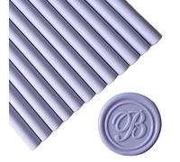 12 Pieces Glue Gun Sealing Sticks for Wax Seal Stamp, PORXFLY Seal Wax Sticks Great for Cards Envelopes, Gift Wrapping,Wedding Invitations (Taro Purple)
