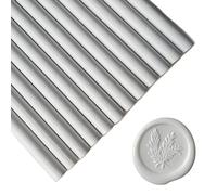 12 Pieces Glue Gun Sealing Wax Sticks for Seal Stamp, PORXFLY Seal Wax Sticks Great for Cards Envelopes, Gift Wrapping,Wedding Invitations (White)