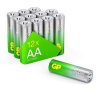 12 Pieces GP Super Alkaline Batteries AA Mignon LR06 LR6 1.5V Battery MN1500