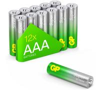 12 Pieces GP Super Alkaline Batteries AAA Micro LR03 LR3 1.5V Battery MN2400