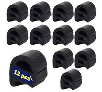 12 Pieces Grill Pads for Hob 9 mm x 10 mm, Rubber Feet for Cooking Hob Compatible with Franke Hotpoint Ariston Rex Elecrtolux Zanussi