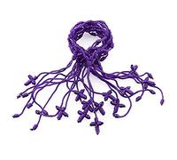 12 Pieces Handmade Rope Kabbalah Bracelet 7 Knot String for Crossed Bracelet Buddhist String Bracelets for Women Men Boys Girls Silver Bracelets Women, one size, As described
