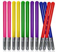 12 Pieces Inflatable Light Saber Sword Toys,Inflatable Lightsaber Toy Cosplay Party Favors,Inflatable Swords for Star Wars Themed Party,Christmas Stocking Stuffer,Halloween Costume