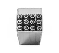 12 Pieces Jewelry Texture Chisels Detailed Metal Work Practical Carving Tools Professional Jewelry Carving Kit