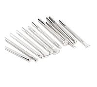 [12 Pieces] Leather Craft Carving, Leather Stamping Stick, Embossing, Leatherwork, Hobby, Matte Stamp, Blurring, Leather Engraving, Embossing Tool