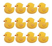 12 Pieces Little Duck Embroidered Patches Cute Yellow Tiny Duck Iron On Patch for Clothes Dress Jackets Caps DIY Embroidery Patches Sewing Craft Decoration (Yellow-OneStyle)