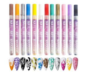 12 Pieces Markers For Art Pens With Fine Tip For Precise Lines And Bright Details For On Objects And Activities A-Rtistic