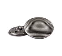 12 Pieces Metal Buttons for Men Women Suit Garment Shank Buttons Jeans Fasteners Classic DIY Sewing Accessories Antique Silver 20mm