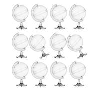 12 Pieces Miniature Globe Candy Containers Eye-catching Globe for Candy Jar Party or Home Decor Candy Box