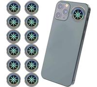12 Pieces Mobile Phone Radiation Protection Stickers, Emf Blocker Stickers, Emf Shield for Phone/Tablet/Laptop/Computer/WiFi/Electronic TV Devices