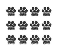 12 Pieces My Dog Is Smarter Than The President Brooch Artist Shiny Jewelry Art Student Graduation Souvenir Gift Brooch Drip Oil Painted Enamel Pin Suitable for Hat Jacket Canvas Bag