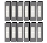 (12 Pieces) N10 HEPA Filter for Ecovacs DEEBOT OZMO N10, N10 Plus, 920, 950, T8 AIVI Max, T9, T5, N5, N7, N8+, N8 Pro Plus, DX55, DX93, DJ65 Robot Vacuum Filter Kit, Upright Filter, Canister Filters