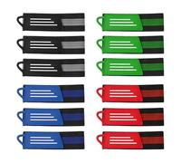 12 Pieces Of Cycling Belts, Reflective Belts, Running Supplies, Stretch Trouser Leg Fixing Clips, Cycling Accessories.