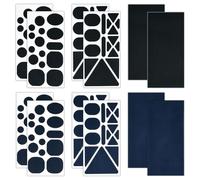 12 Pieces Of Nylon Repair Patches, Self-Adhesive Patches, Clothing Repair, Seamless Repair Patches, Fabric Repair, Self-Adhesive Patches For Clothes, Sewing Accessories