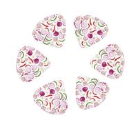 12 Pieces Onion Garlic Pepper Guitar Picks Bass Electric Acoustic Guitar Ukulele Accessories Includes Thin Medium Weight Guitar Picks with Organizer Storage Box