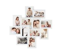 12 Pieces Photo Frame, White / Glass