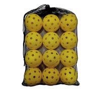 12 Pieces Pickleball Balls Fittings Specifically Designed Standard Training Pickleball Competition Ball for Indoor Outdoor, yellow