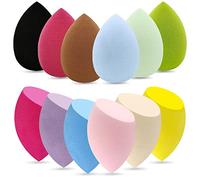 12 Pieces Professional Makeup Sponge Set,Latex Free Flawless Soft Setting Face Puffs,Multicolor Beauty Sponge Blender Cosmetic Applicator for Powder,Liquid,Facial Makeup Tools