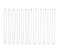 12 Pieces Silver Plated Link Cable Chain Necklaces and Twisted Cross Chain Necklace (20 Inch)