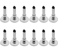 12 Pieces Silver Universal Stylus Replacement Disc Tips Round Shape Replaceable Stylus Pen Disc Tips for Touch Screen Stylus Pen Disc Tips Accessories