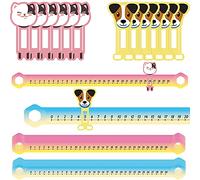 12 Pieces Slide and Learn Number Line Positive Integers Number Lines 21 x 3 Inch Plastic Number Line Focuses on Numbers 0 to 30 for Kindergarten School and Home