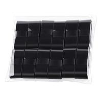 12 Pieces Tennis Racket Badminton Racket Grip Tape Overgrips for Anti-slip and Sweat Absorbent Grip (Black, 12 Pieces)